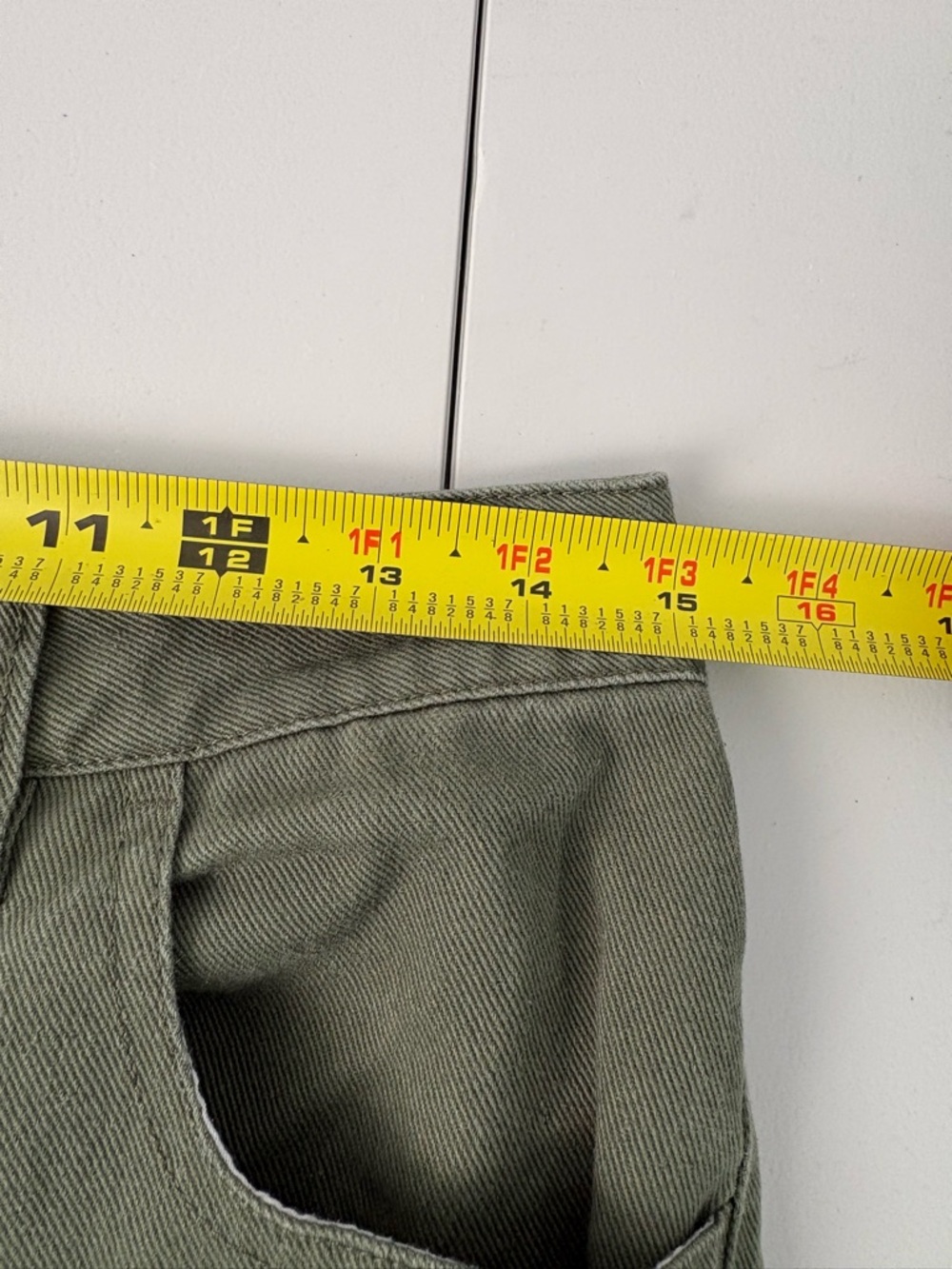 Altard state green cargo wide leg cotton Pants‎ Size Medium EUC - Picture 8 of 9